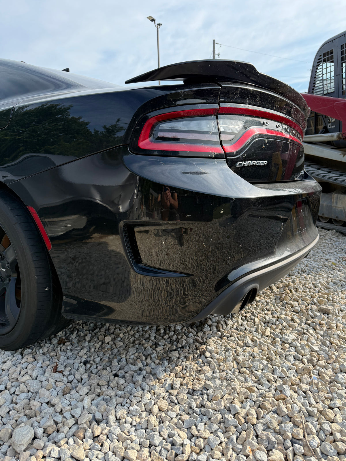 2015-2023 Dodge Charger Rear Bumper Assembly w/ Parking Sensors & Wiring/Valance
