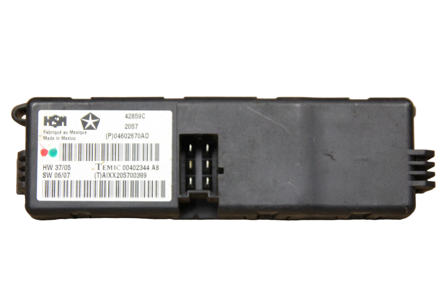 2004-2010 Mopar Dodge Chrysler Jeep Heated Seat Control Module 04602670AD