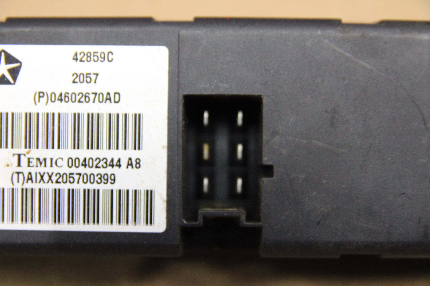 2004-2010 Mopar Dodge Chrysler Jeep Heated Seat Control Module 04602670AD
