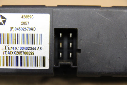 2004-2010 Mopar Dodge Chrysler Jeep Heated Seat Control Module 04602670AD