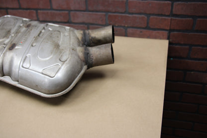 13-18 AUDI A8 S8 4.0L CENTER EXHAUST MUFFLER W/Clamps & Hanger OEM 4H0 253 411 F