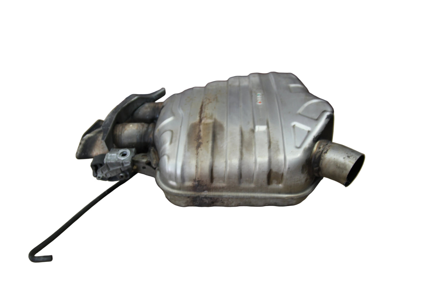 2013-2018 Audi A8 S8 4.0L Right Exhaust Muffler W/ Hanger OEM 4H0 253 612 Q 159k