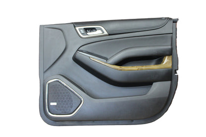 2015-2020 Chevrolet Suburban Tahoe Front Right Passenger Door Black Wood