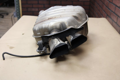 2013-2018 Audi A8 S8 4.0L Left Exhaust Muffler W/ Hanger OEM 4H0 253 611 Q 159k