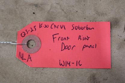 2015-2020 Chevrolet Suburban Tahoe Front Right Passenger Door Black Wood