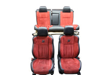 15-23 OEM SRT Challenger Scat Pack Red Alcantara Leather Seat Set Front Rear