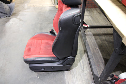 15-23 OEM SRT Challenger Scat Pack Red Alcantara Leather Seat Set Front Rear