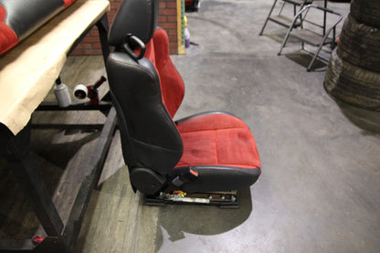 15-23 OEM SRT Challenger Scat Pack Red Alcantara Leather Seat Set Front Rear