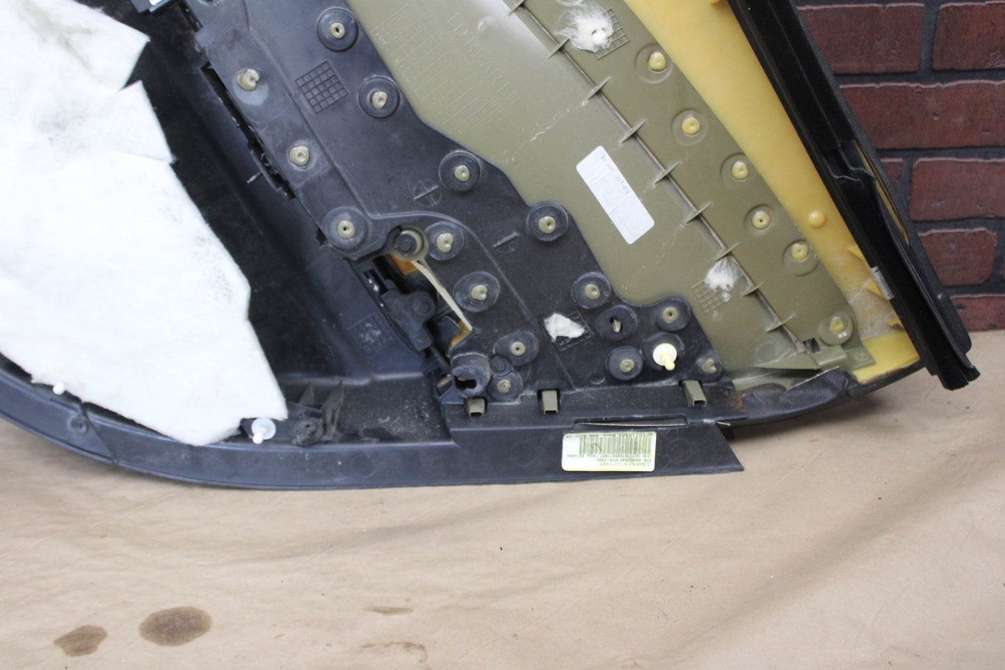 2015-2023 Dodge Charger Scat Pack Door Panel Trim Card Leather Rear Left