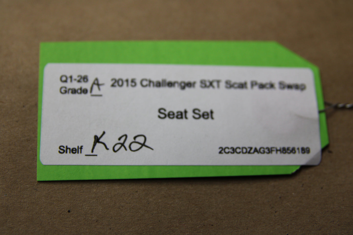 15-23 OEM SRT Challenger Scat Pack Red Alcantara Leather Seat Set Front Rear
