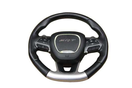 2015-2023 Dodge Challenger Charger SRT Flat Bottom Steering Wheel 6FG871X9AA OEM