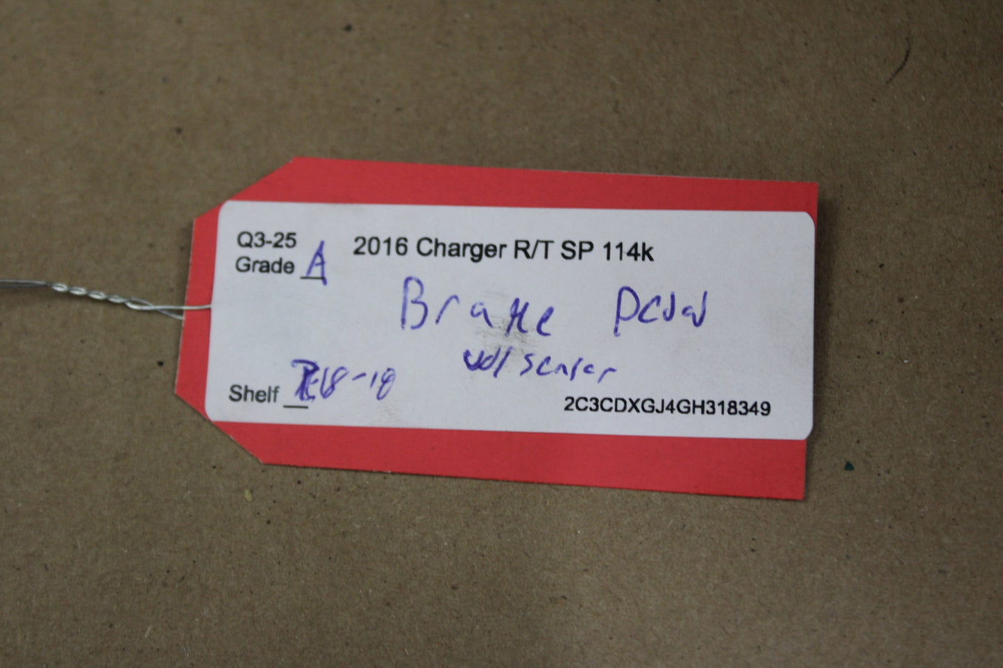 2012-2023 DODGE CHARGER BRAKE FOOT STOP PEDAL W/ SENSOR & BRACKET OEM