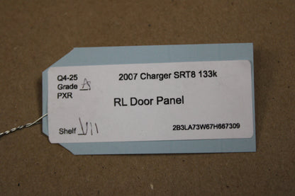 2006-2007 DODGE CHARGER REAR DRIVER LH SIDE INTERIOR DOOR PANEL OEM