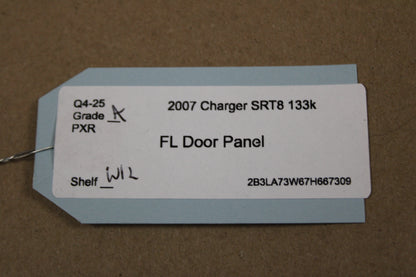 06-07 Dodge Charger Interior Front Driver Door Panel Trim Cover OEM 1DV111DBAB