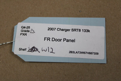 2007-2006 Dodge Charger Interior Front Passenger RH Door Panel Trim Cover OEM