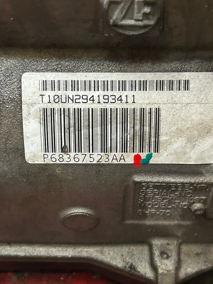 18-23 Challenger Charger RWD 6.4 Auto 8HP70 Transmission 68367523AA Damaged Core