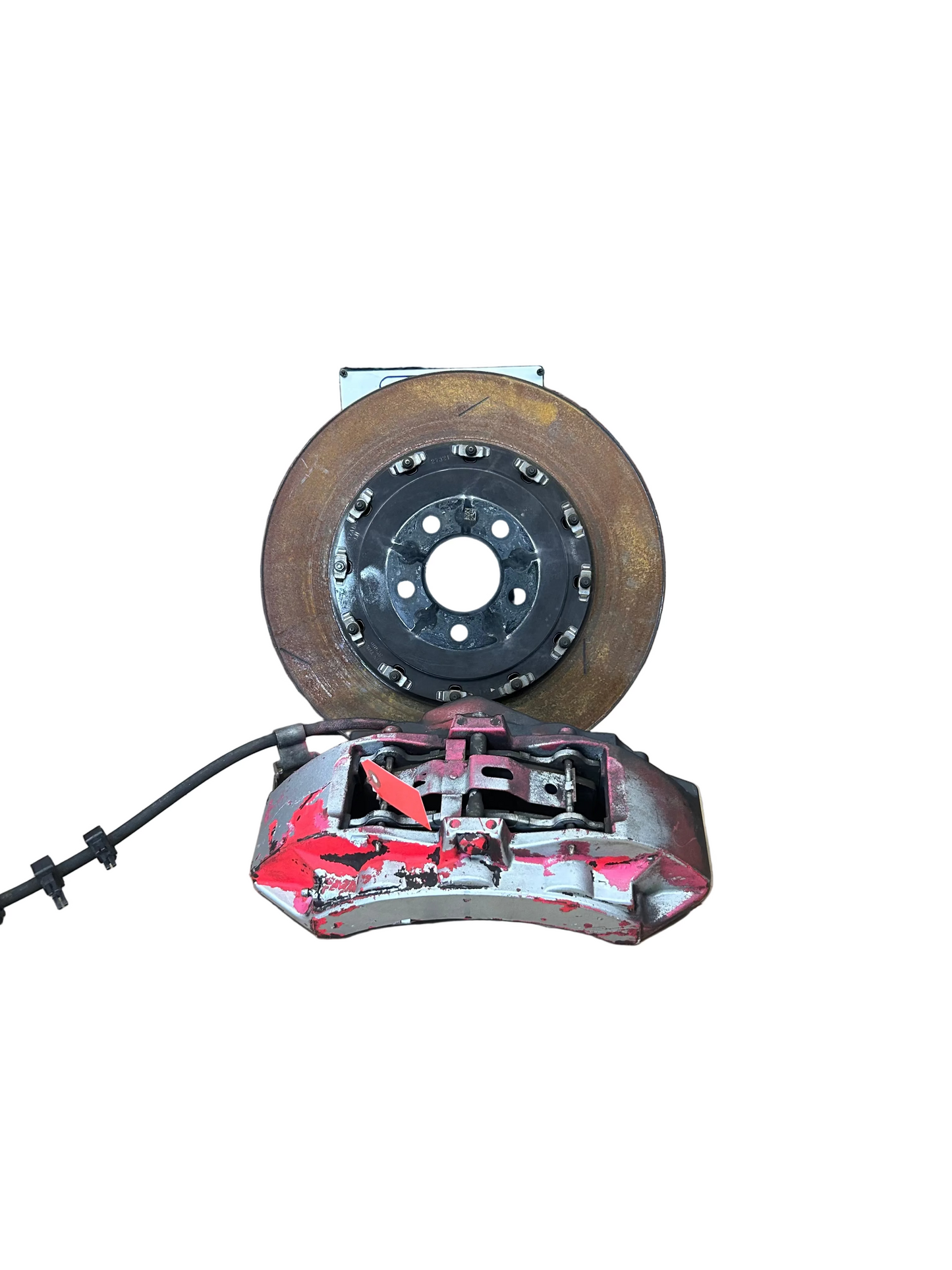 15-23 Dodge Challenger Charger Hellcat LH 6 Piston Brembo W/Front 2-Piece Rotor