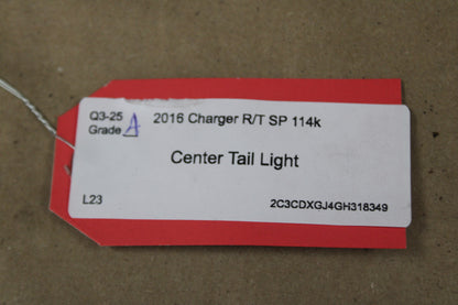 2015-2023 DODGE CHARGER SCAT CENTER TAIL LIGHT OEM TRUNK LED 68398666AB DAMAGED