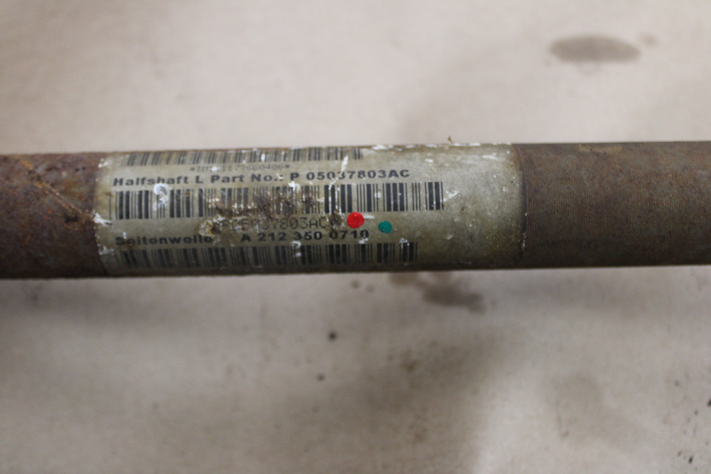 05-08 Charger Challenger 300 Rear Right Left Axle Half CV Shaft and Hub Set OEM