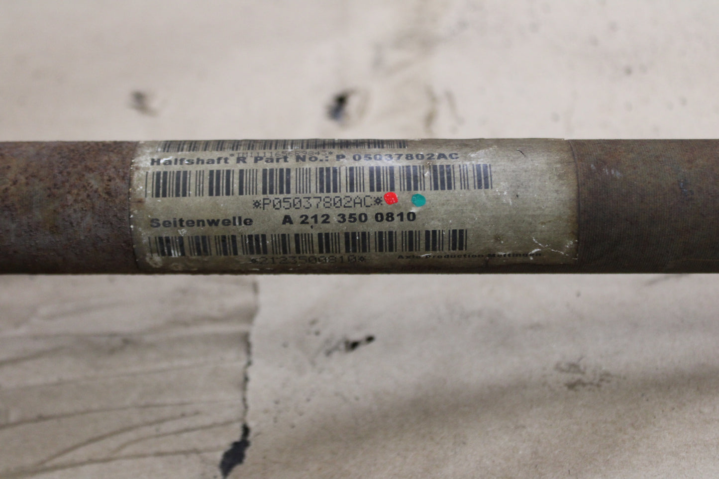 05-08 Charger Challenger 300 Rear Right Left Axle Half CV Shaft and Hub Set OEM