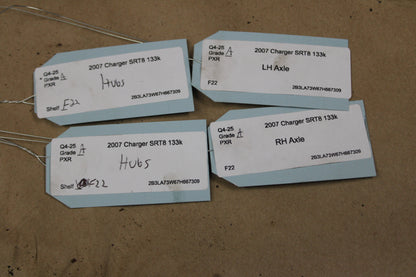 05-08 Charger Challenger 300 Rear Right Left Axle Half CV Shaft and Hub Set OEM