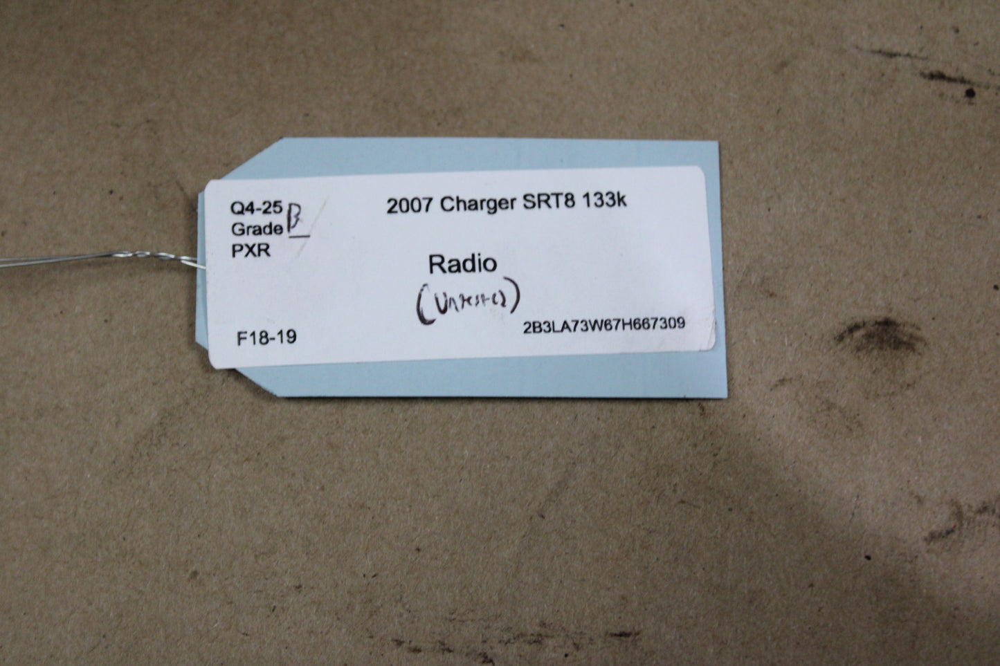 2005-2007 Chrysler 300 Dodge Charger Radio 6 Disc CD Player OEM Untested