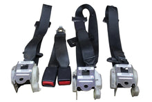 2005-2010 Challenger Charger 300 SRT8 Black Rear Left Right Seat Belt Set OEM