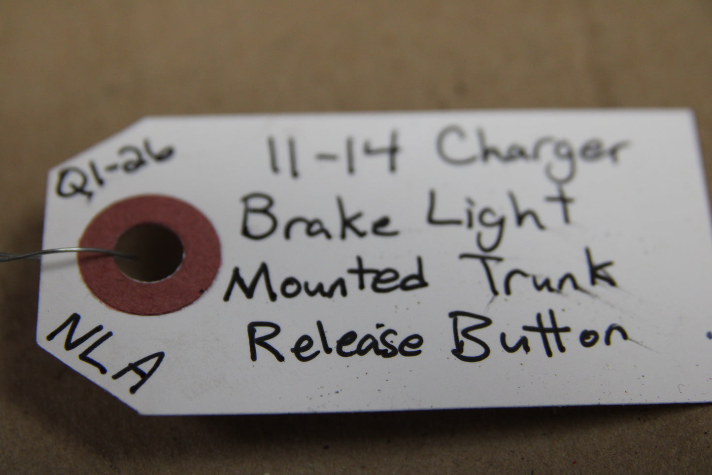 11-14 Dodge Charger 300 Brake Light Mounted Trunk Release Button 68087978AC OEM