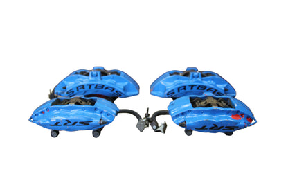 15-23 Dodge Challenger Charger 6 Piston Brembo Brake Calipers Set Painted BLUE