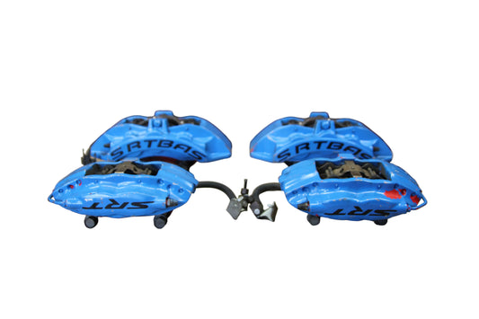 15-23 Dodge Challenger Charger 6 Piston Brembo Brake Calipers Set Painted BLUE