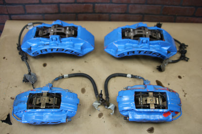 15-23 Dodge Challenger Charger 6 Piston Brembo Brake Calipers Set Painted BLUE