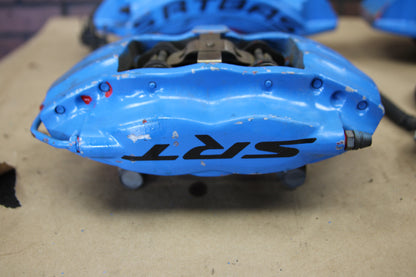 15-23 Dodge Challenger Charger 6 Piston Brembo Brake Calipers Set Painted BLUE