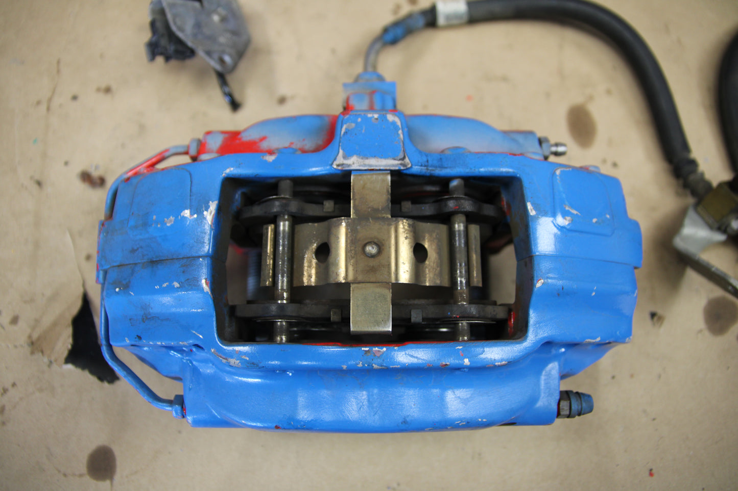 15-23 Dodge Challenger Charger 6 Piston Brembo Brake Calipers Set Painted BLUE