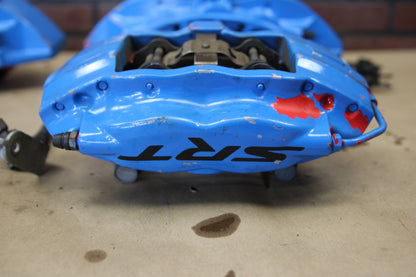 15-23 Dodge Challenger Charger 6 Piston Brembo Brake Calipers Set Painted BLUE