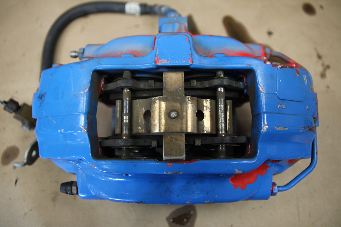 15-23 Dodge Challenger Charger 6 Piston Brembo Brake Calipers Set Painted BLUE