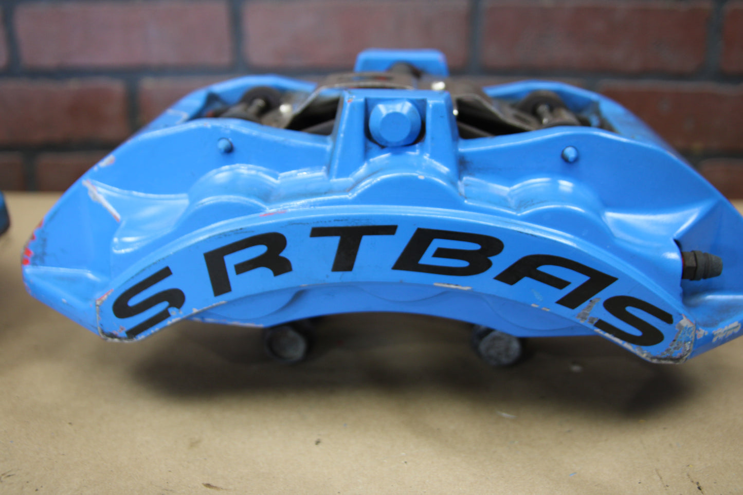 15-23 Dodge Challenger Charger 6 Piston Brembo Brake Calipers Set Painted BLUE