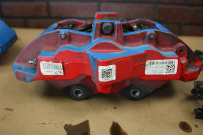 15-23 Dodge Challenger Charger 6 Piston Brembo Brake Calipers Set Painted BLUE