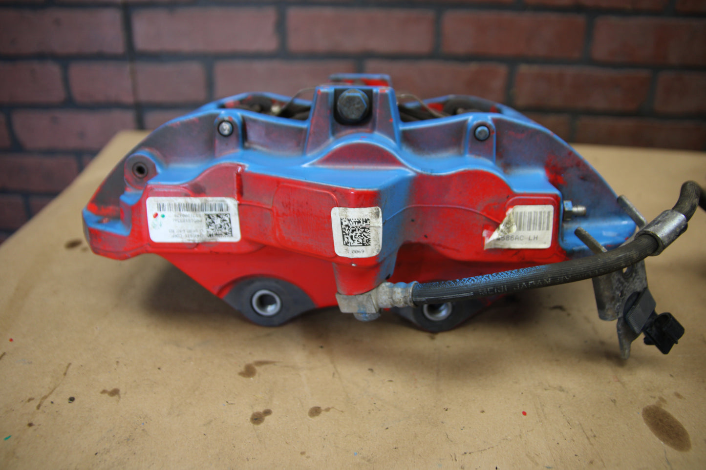 15-23 Dodge Challenger Charger 6 Piston Brembo Brake Calipers Set Painted BLUE