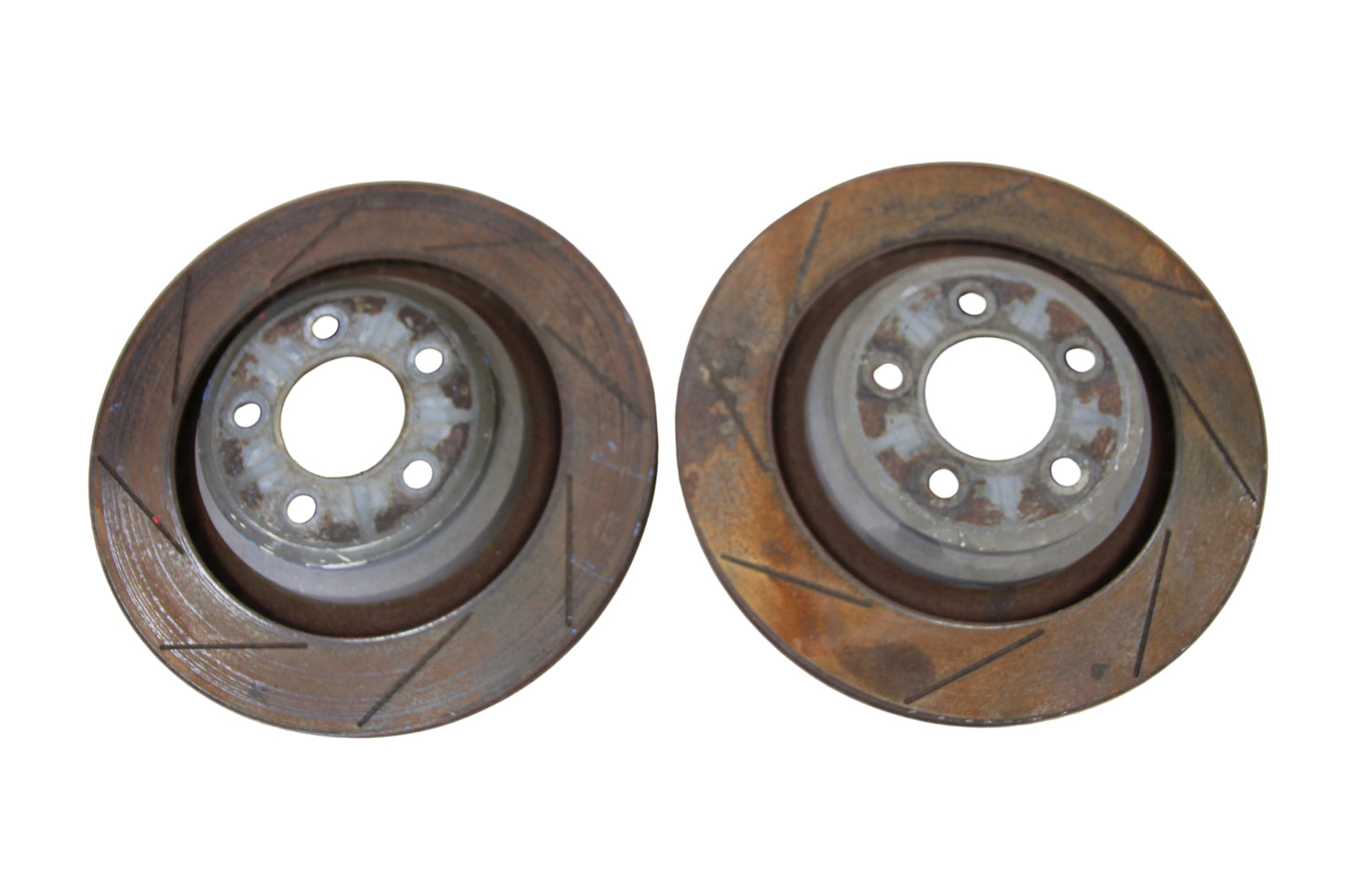 05-20 Dodge Challenger Charger Magnum 300 Slotted Rear Rotor Set 5290538AE OEM