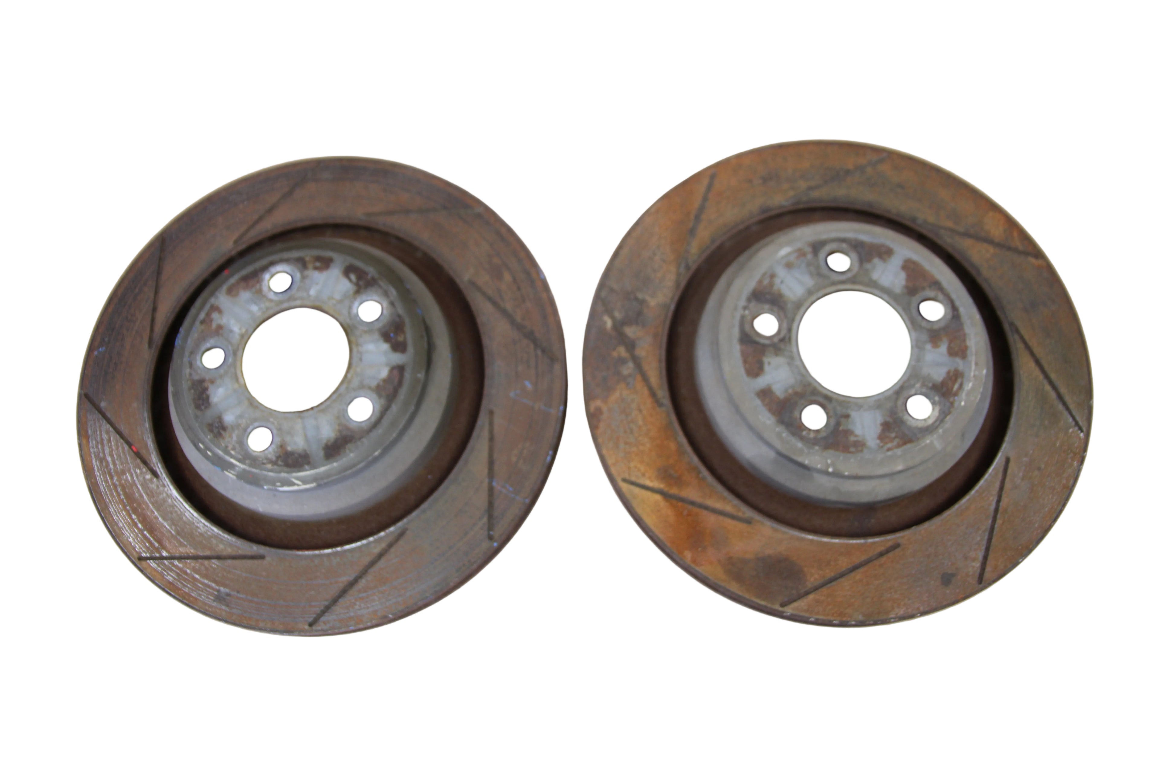 05-20 Dodge Challenger Charger Magnum 300 Slotted Rear Rotor Set 5290538AE OEM