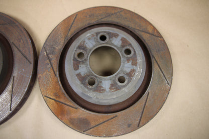 05-20 Dodge Challenger Charger Magnum 300 Slotted Rear Rotor Set 5290538AE OEM