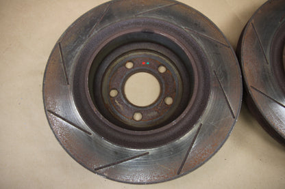 05-20 Dodge Challenger Charger Magnum 300 Slotted Rear Rotor Set 5290538AE OEM