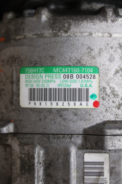 2014-2024 DODGE RAM CHRYSLER OEM AIR CONDITIONING COMPRESSOR 68158259AE