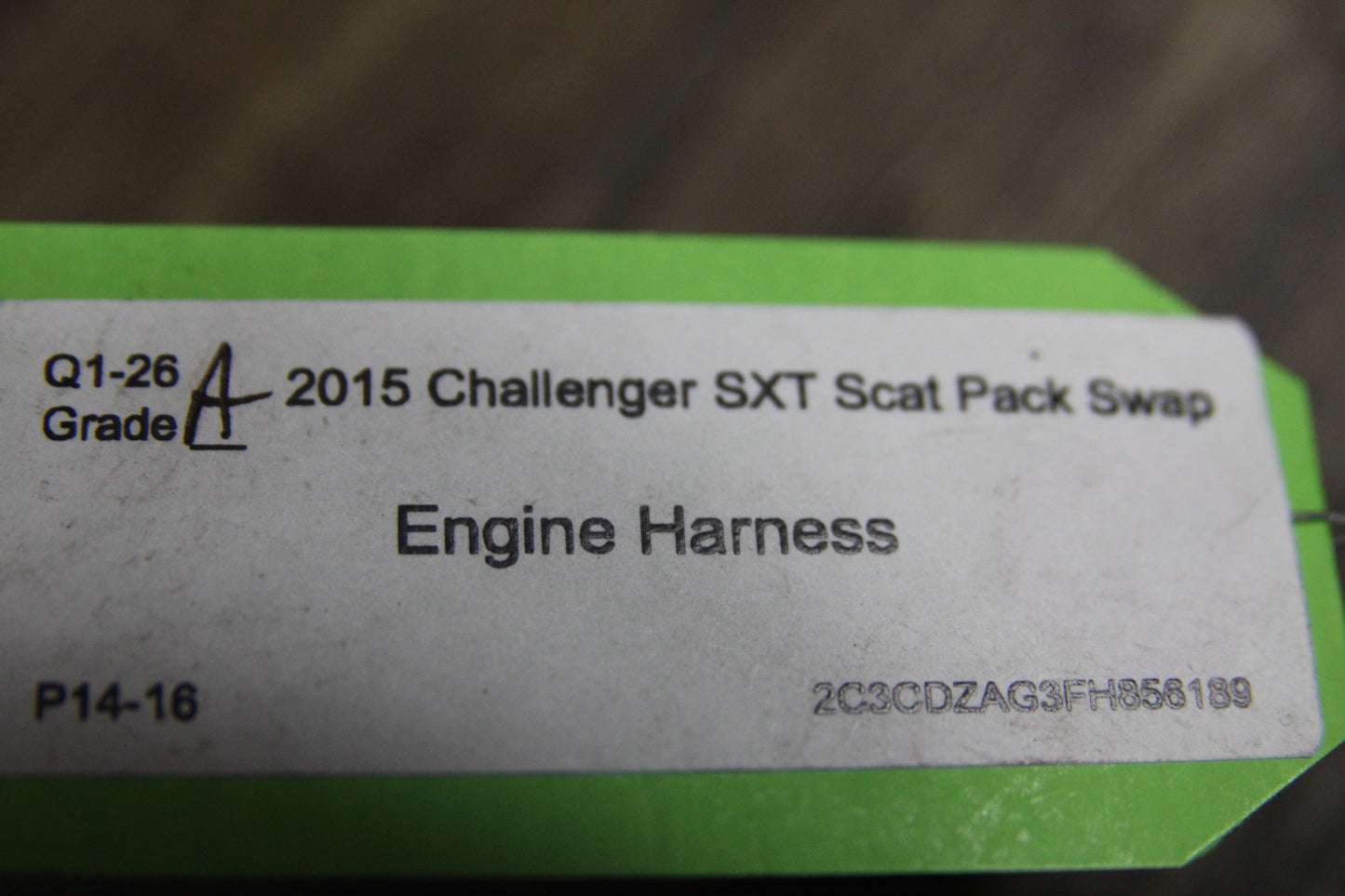 17 Mopar Dodge Challenger Charger SRT 6.4L Engine Wiring Harness 68304925AC OEM