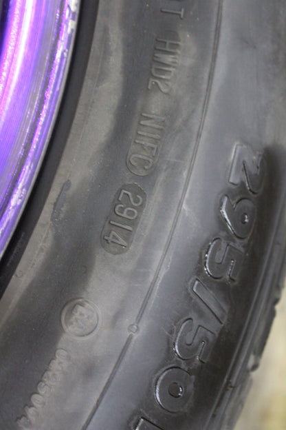 20x9 Chrome Purple 5 Spoke SRT8 Front and Rear Tire and Wheel Reps Set 29k MILES