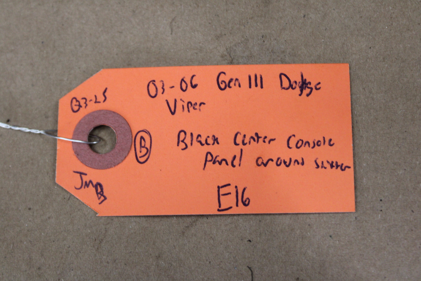 2003-2008 Dodge Viper Manual Handbrake Shifter Center Console Handbrake Bezel