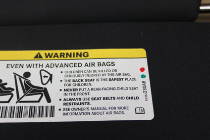 2008-2014 Dodge Challenger SRT8 Left Right Sun Visor Assembly Set Pair OEM