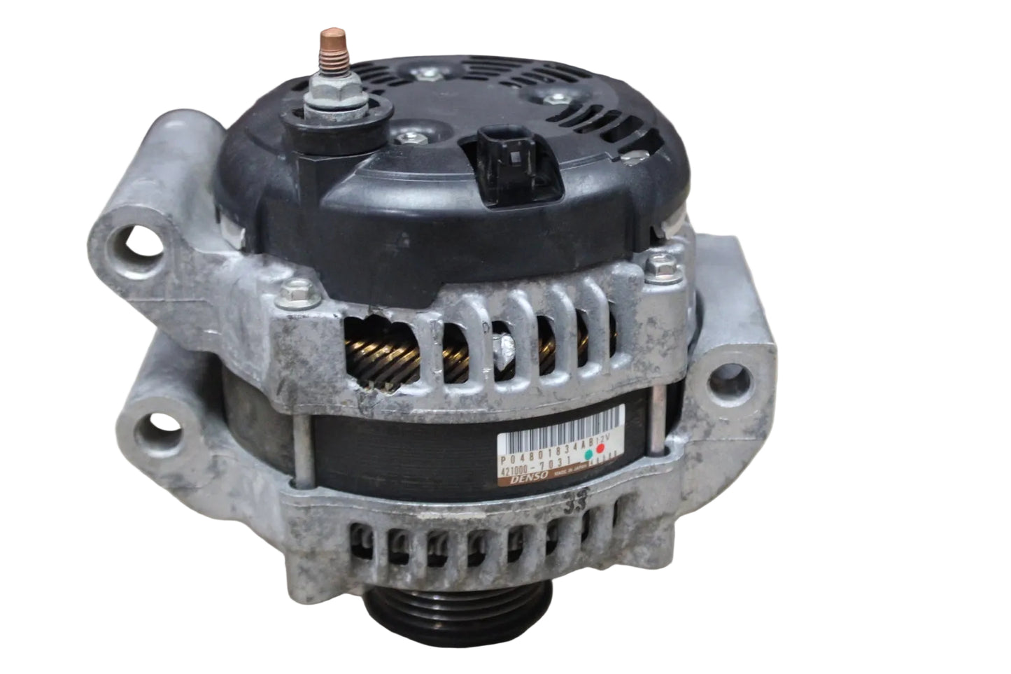 11-26 DODGE JEEP CHRYSLER ENGINE BATTERY ALTERNATOR 04801834AB OEM