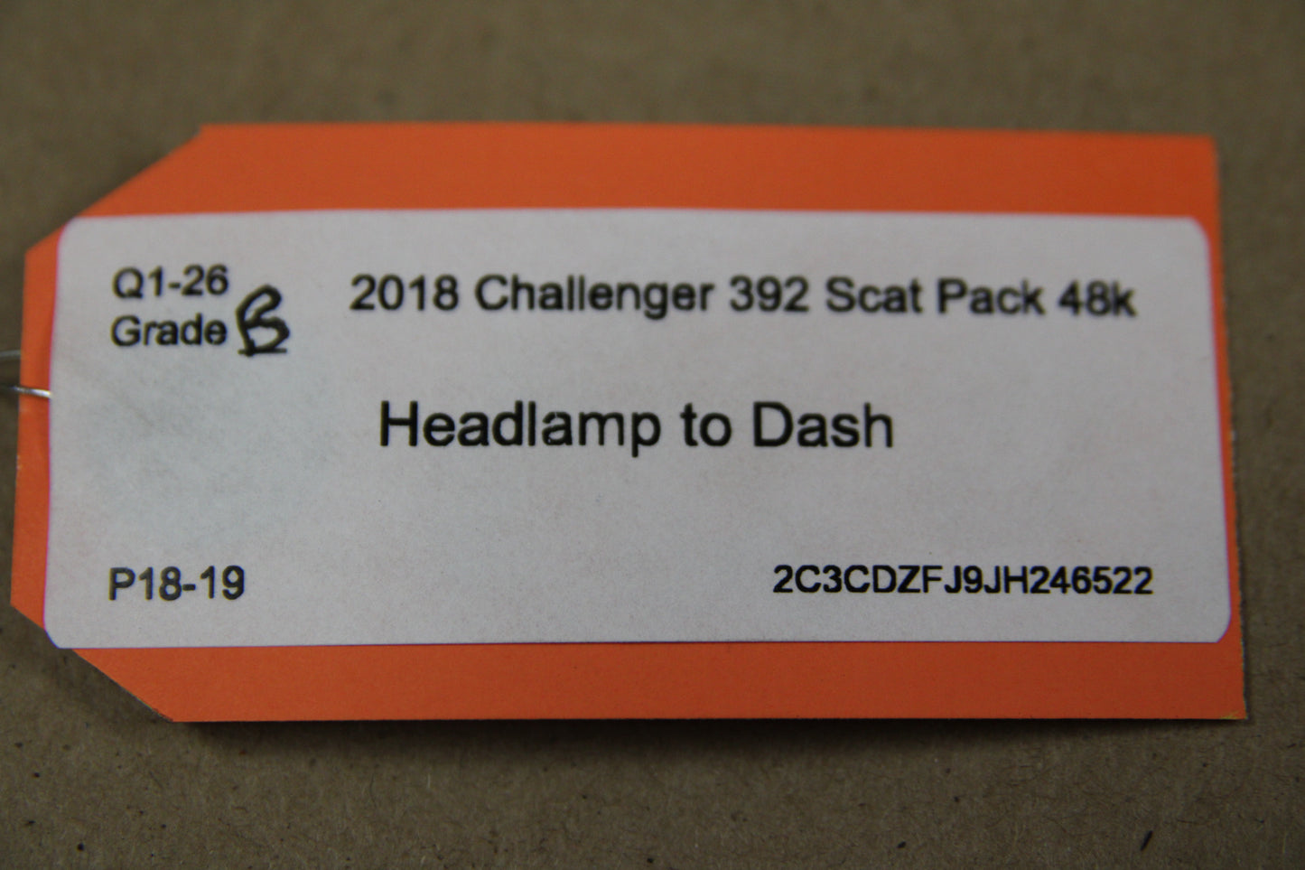 2018 Dodge Challenger Headlamp to Dash Wiring Harness 5.7L 6.4L 68336715AD OEM