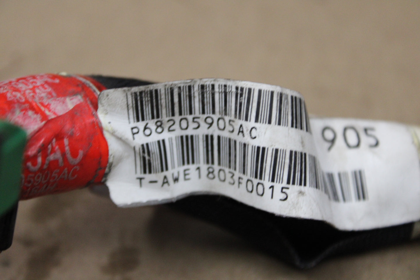 2014 DODGE CHALLENGER SRT8 ENGINE WIRE WIRING HARNESS 68205905AC OEM